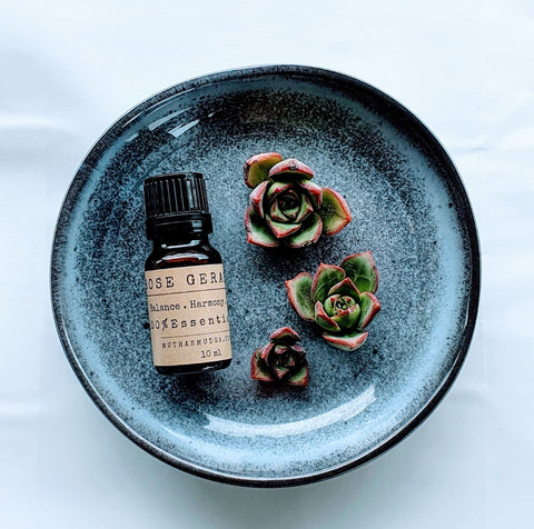 Rose Geranium Essential Oil - Balance . Harmony . Uplift